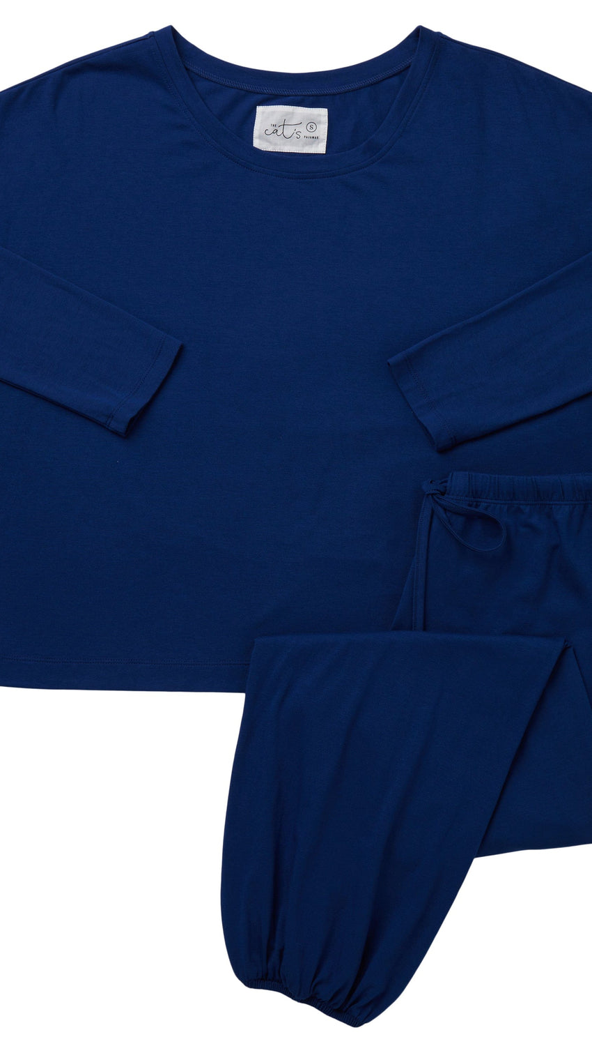Classic Pima Knit Pullover Set - Marine Blue Classic Pima Knit Pullover Set - Marine Blue