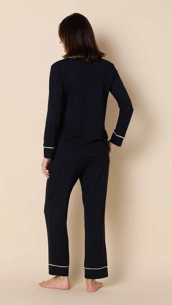 Classic Pima Knit Pajama - Black Extra Black