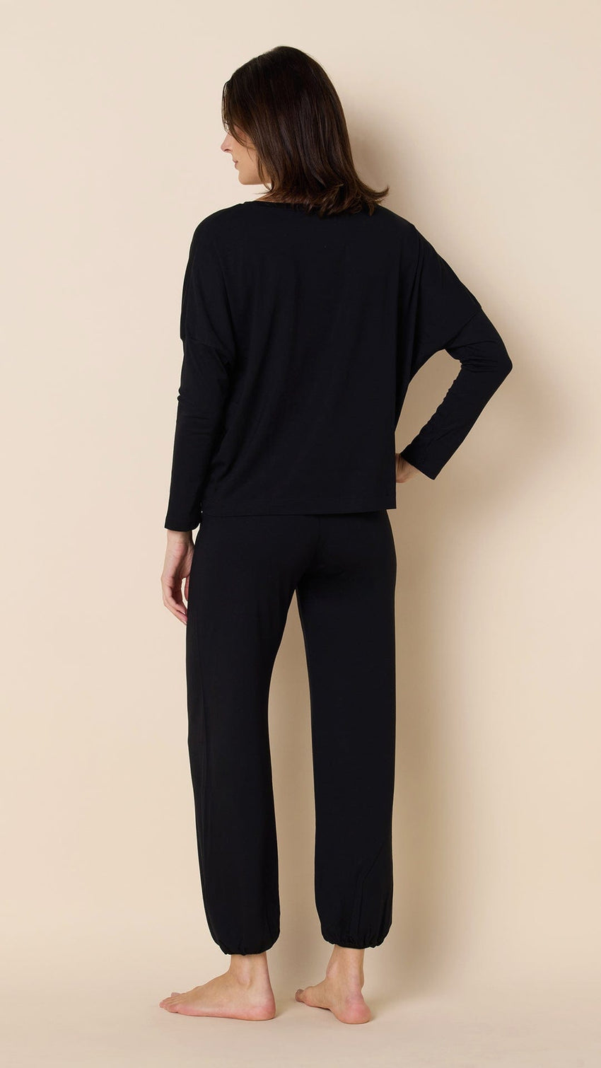Classic Pima Knit Pullover Set - Midnight Extra Midnight
