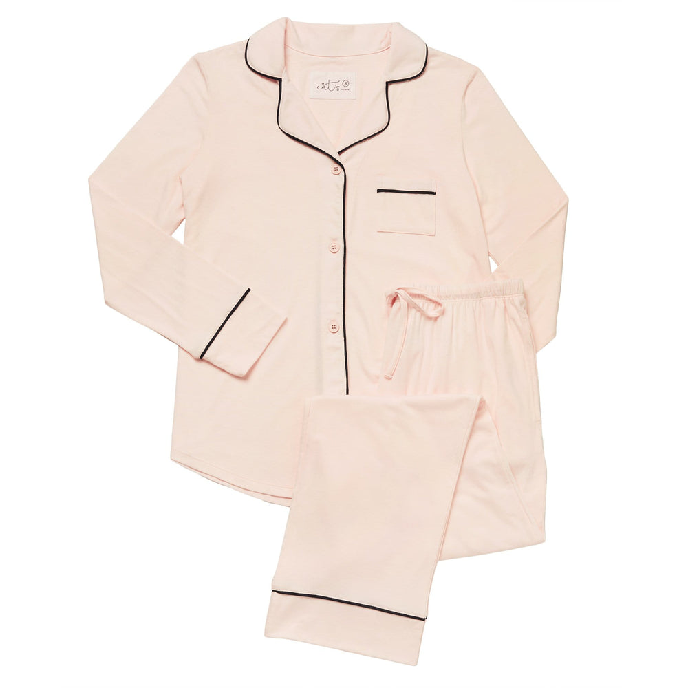 Classic Pima Knit Pajama - Powder Pink Extra Powder Pink