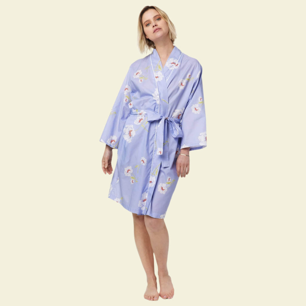 Isabella Luxe Pima Kimono Robe Isabella Luxe Pima Kimono Robe