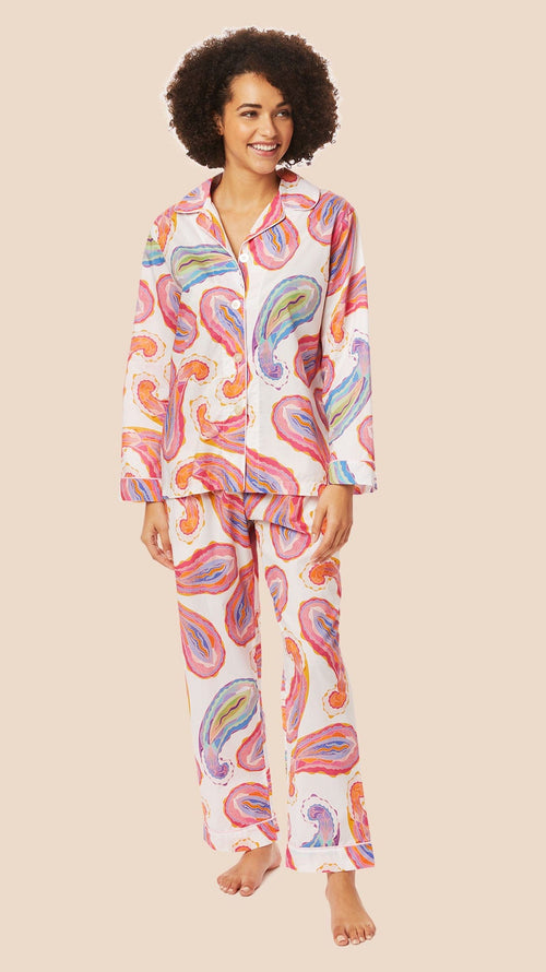 Paisley Daze Luxe Pima Pajama Extra White