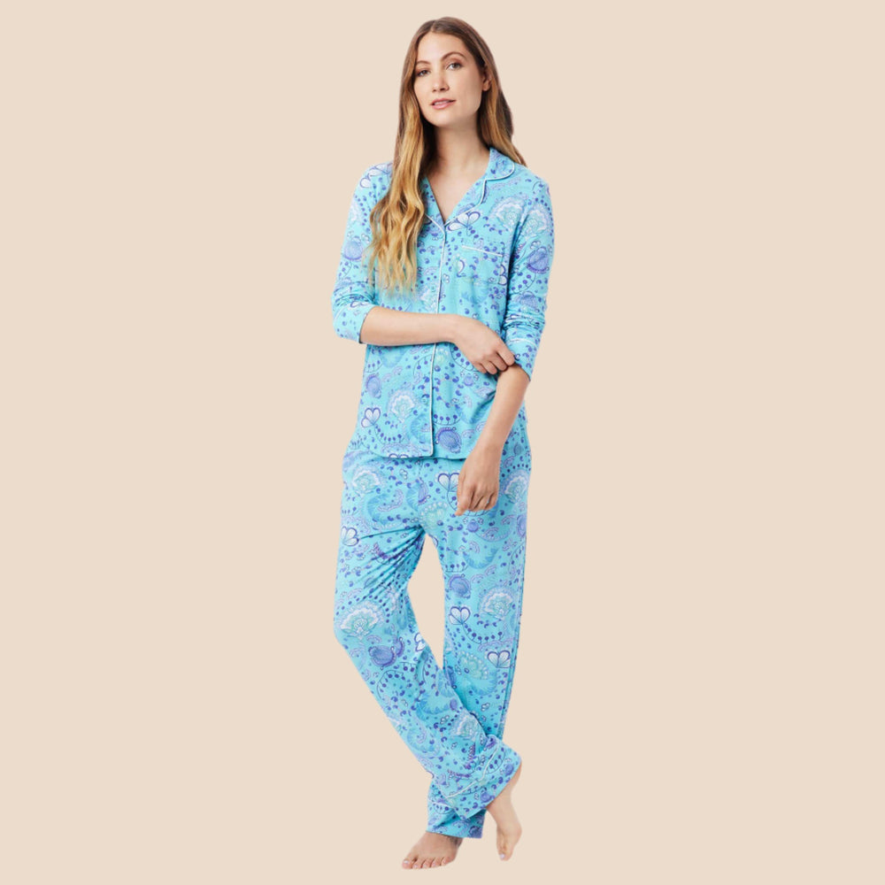 Stella Pima Knit Pajama Extra Blue