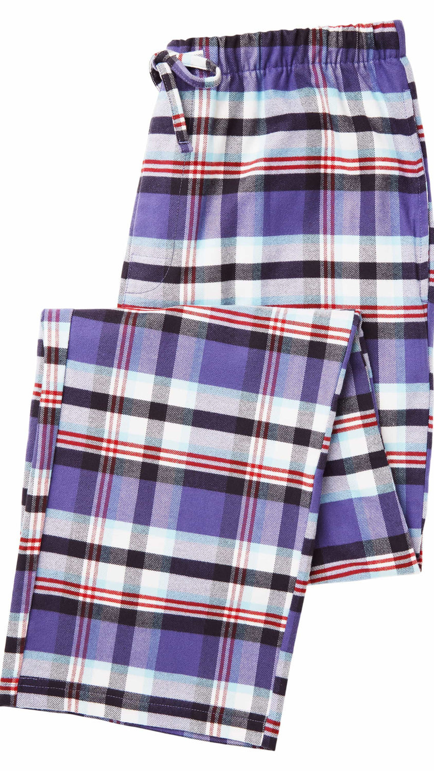 Telluride Men's Pima Flannel Pant Wide White