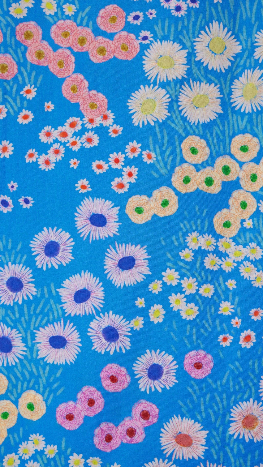 Cerulean Floral Luxe Pima Short Set Extra Blue