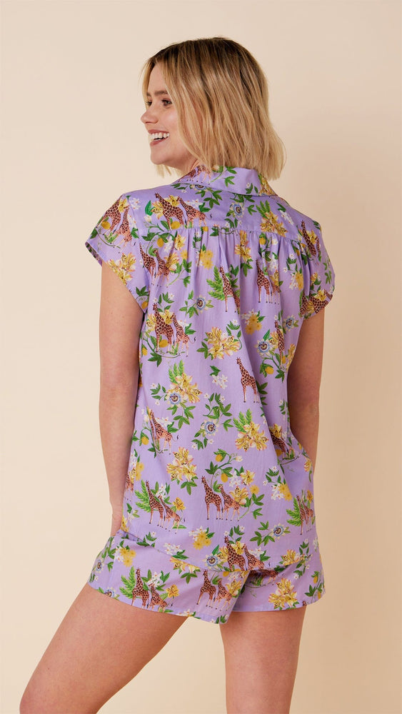 Gia Luxe Pima Short Set Hover Extra Lavender