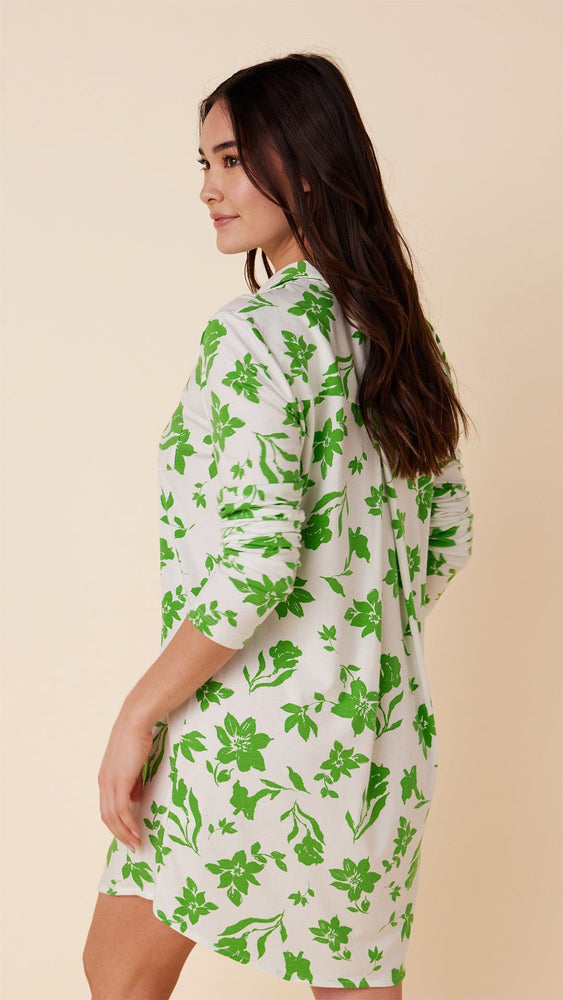 Isa Pima Knit Night Shirt Hover Extra White