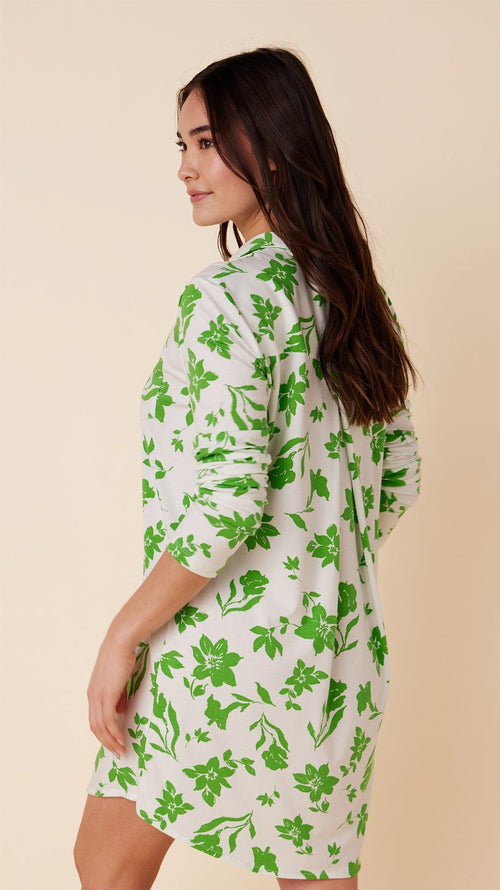 Isa Pima Knit Night Shirt Hover Extra White