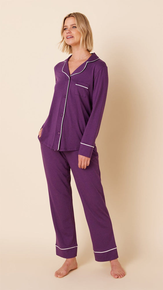 Classic Pima Knit Pajama - Aubergine Aubergine Main