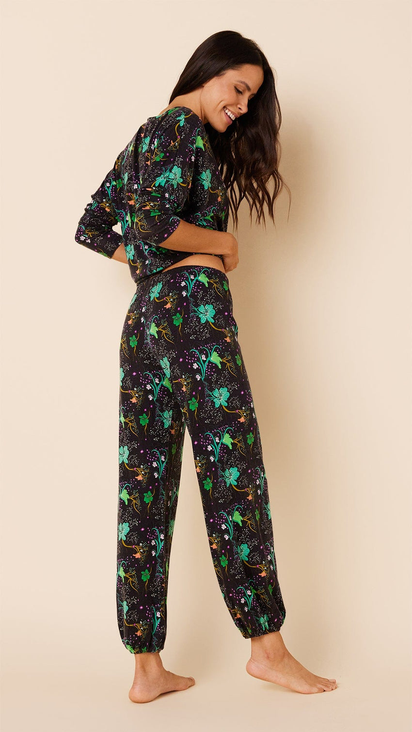 Stargazer Pima Knit Pullover Set Hover Extra Black