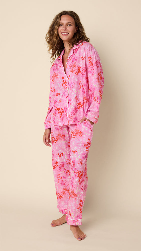 Popping Pink Voile Pajama Main Pink