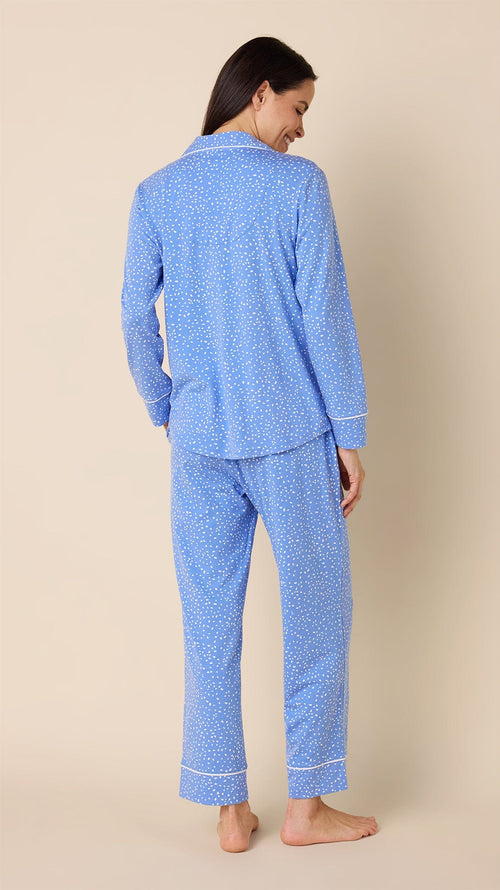 Confetti Dot Pima Knit Pajama - Provence Hover Provence