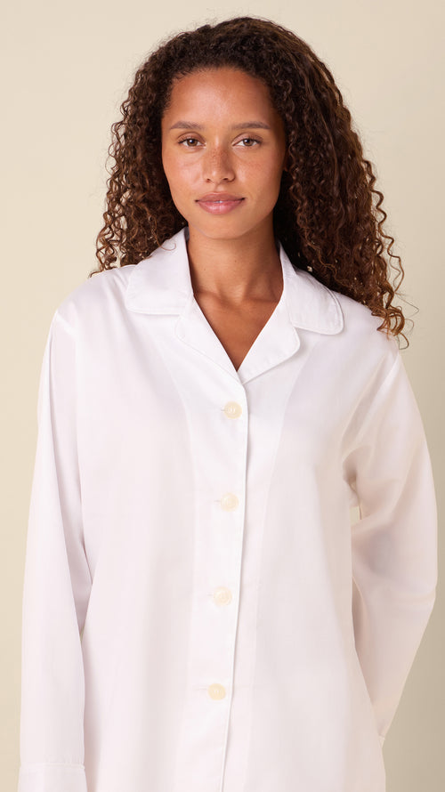 Classic Luxe Pima Pajama - White Extra White