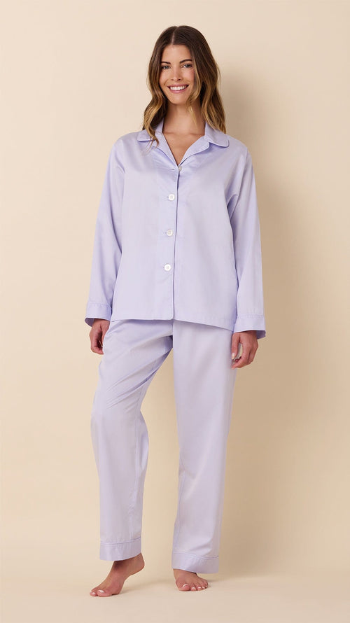 Classic Luxe Pima Pajama - Periwinkle Hover Periwinkle