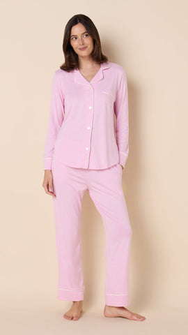 Classic Pima Knit Pajama - Pink Moment