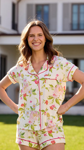 Florentina Pima Knit Short Set