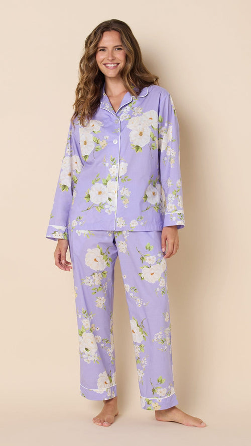 Orla Luxe Pima Pajama - Lavender Main Lavender