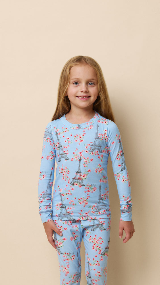 Petals Over Paris Pima Knit Kid's Pullover Set Petals Over Paris Pima Knit Kid's Pullover Set