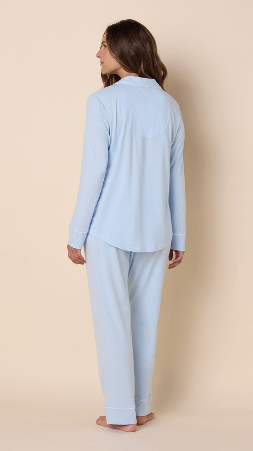 Classic Pima Knit Pajama - Powder Blue Extra Powder Blue