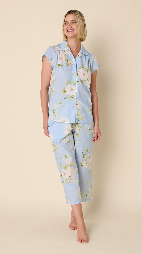 Orla Luxe Pima Capri Set Main Blue