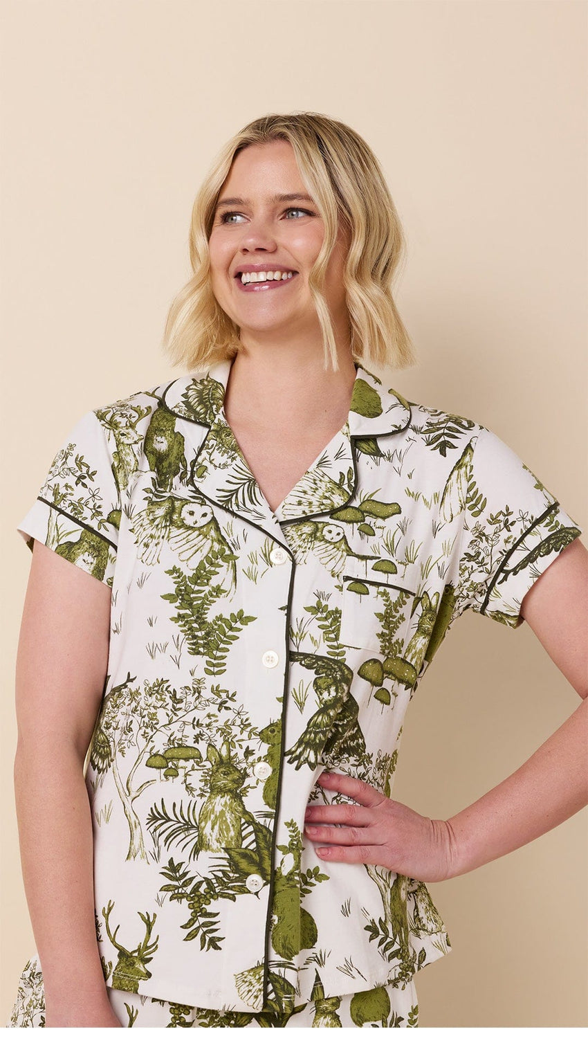 Woodside Pima Knit Capri Extra White