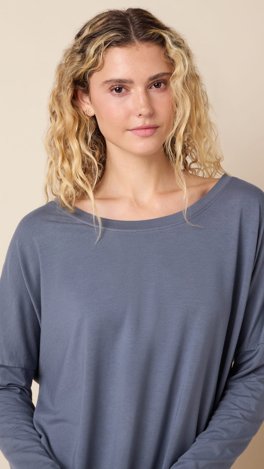 Classic Pima Knit Pullover Set - Steel Grey Hover Steel Grey