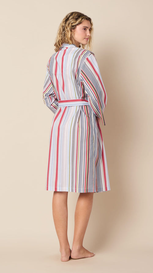 Silver Lake Luxe Pima Kimono Robe Extra White