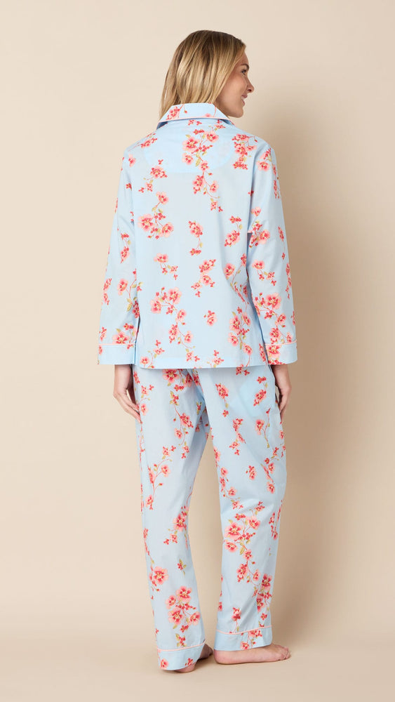 Rosalie Luxe Pima Long-Sleeved Pajama Extra Blue