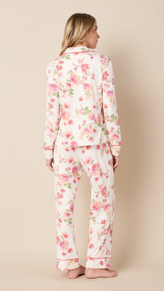 Wing & Bloom Pima Knit Long-Sleeved Pajama Extra White
