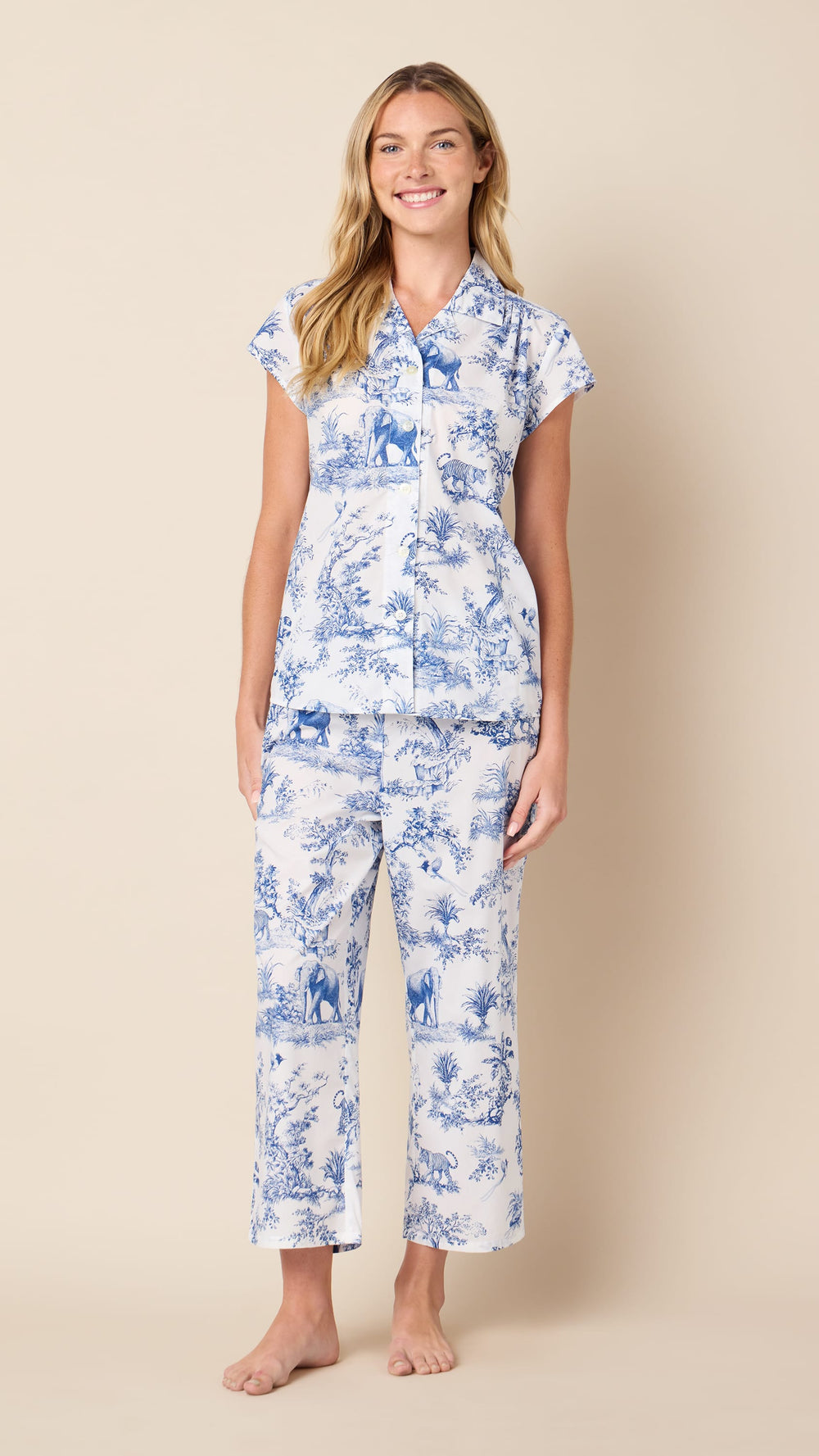 Fauna Botanica Luxe Pima Capri Hover White