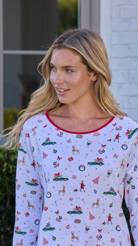 A Merry Little Stroll Pima Knit Simple Set
