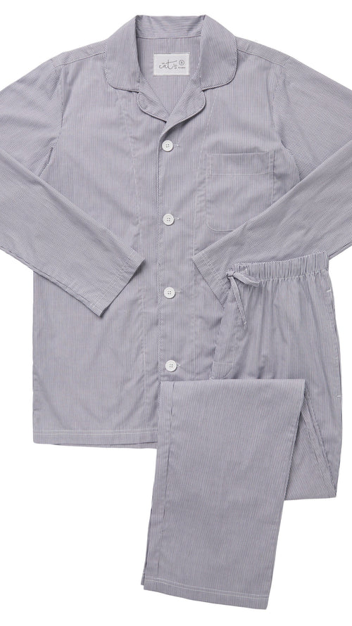 West Side Men's Luxe Pima Pajama Wide White