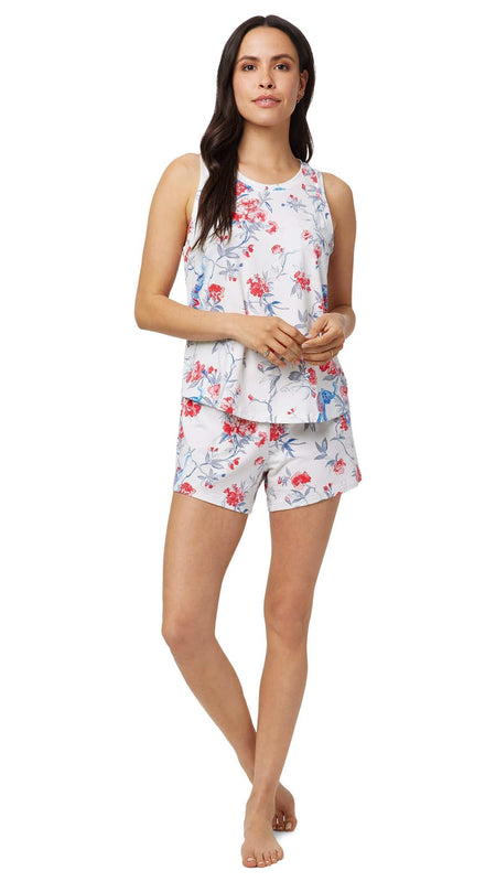 Zoe Pima Knit Tank with Short