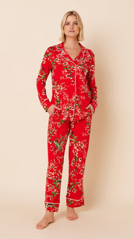 Cherry Quince Pima Knit Pajama