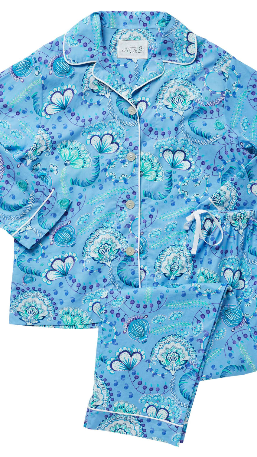 Stella Luxe Pima Pajama Description Blue