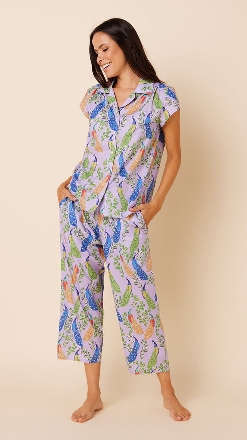 Posh Peacock Luxe Pima Capri Extra Lavender