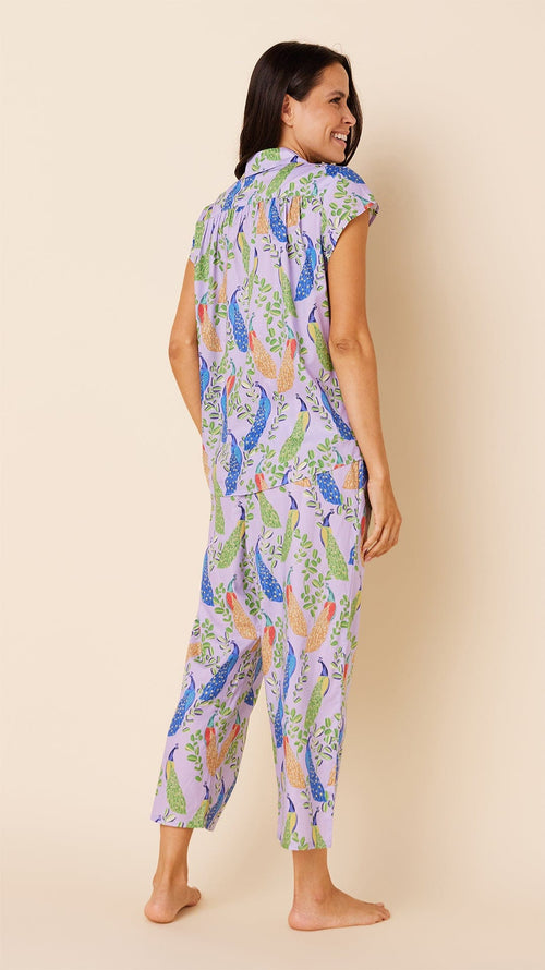 Posh Peacock Luxe Pima Capri Hover Lavender
